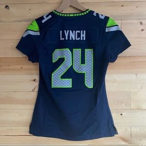 NFL Marshawn Lynch #24 Seattle Seahawks running back xsmall